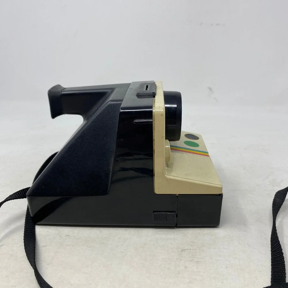 Polaroid OneStep Land Camera Vintage Instant Film Rainbow Stripe SX-70 Untested